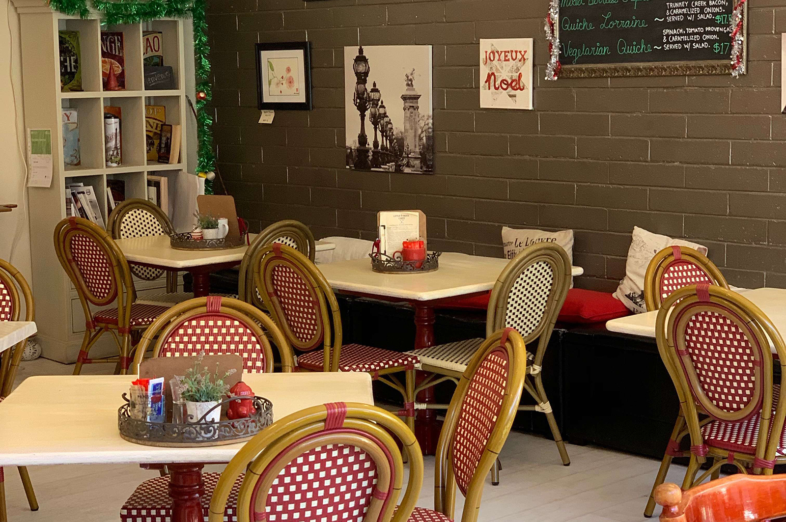 Slow breakfast at the Little Paris  Café