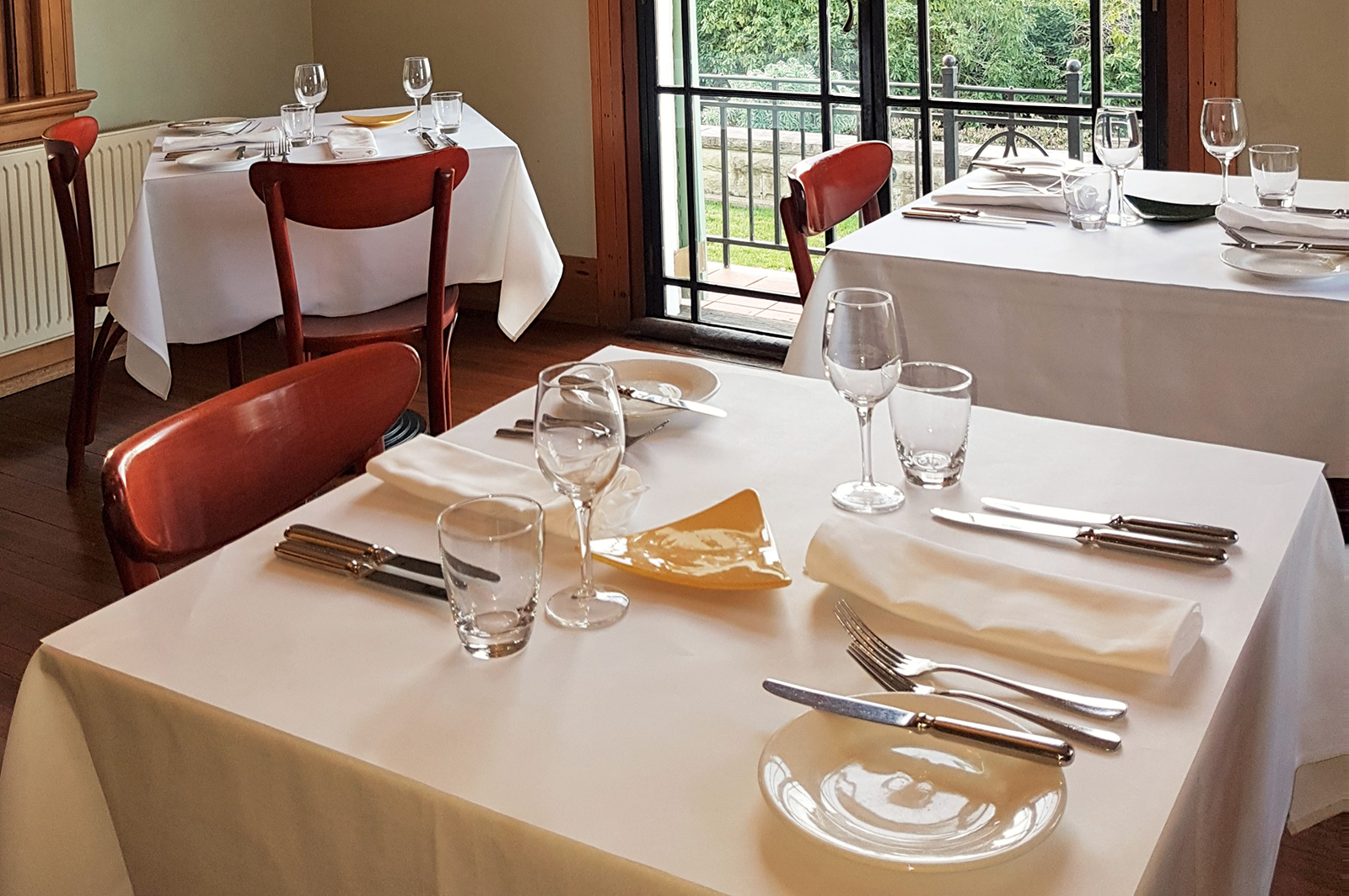 French dinner at the Silk Brasserie