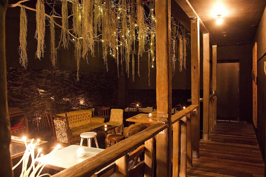 After dinner cocktails at Bar Ampere